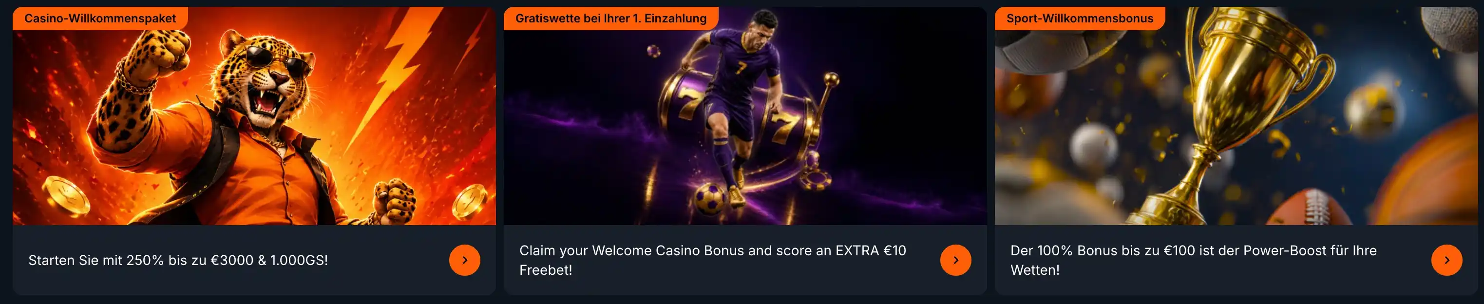 Luck Leopard welcome bonus offer